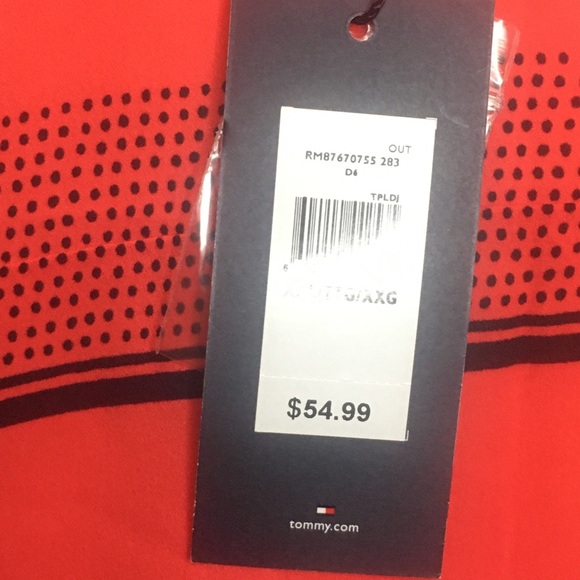 Tommy Hilfiger Peach Blue - XXL Blouse/Top - Picture 9 of 12